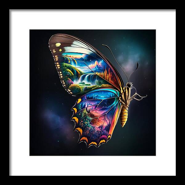 Eden in Flight - Framed Print