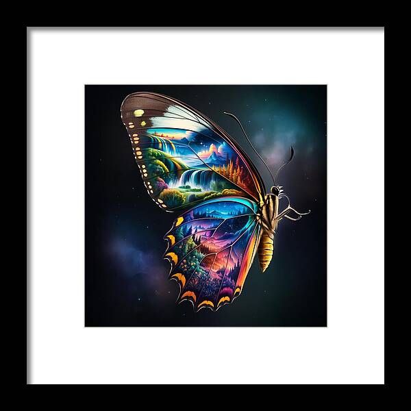 Eden in Flight - Framed Print