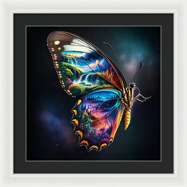 Eden in Flight - Framed Print