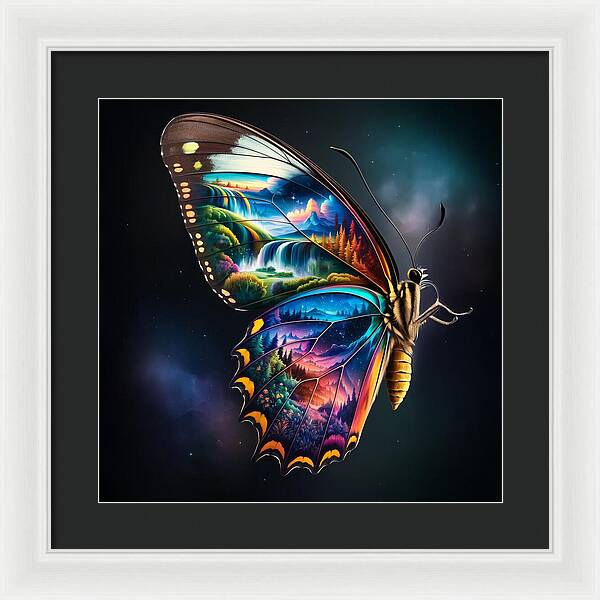 Eden in Flight - Framed Print