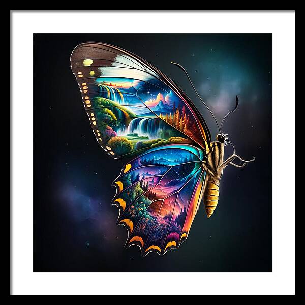 Eden in Flight - Framed Print