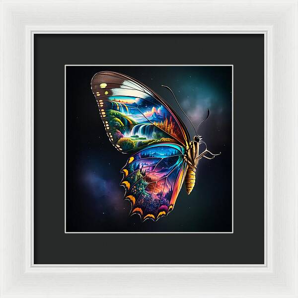 Eden in Flight - Framed Print