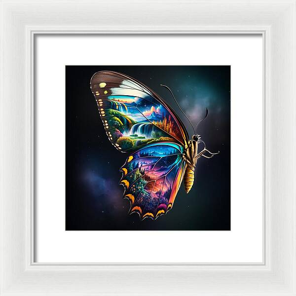 Eden in Flight - Framed Print