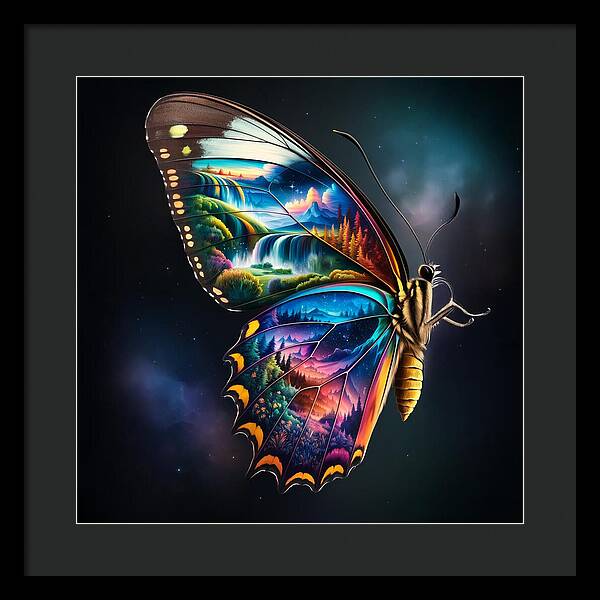 Eden in Flight - Framed Print