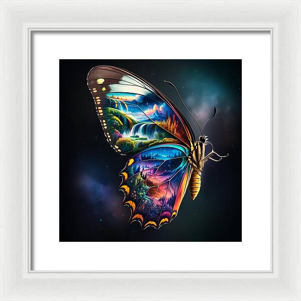 Eden in Flight - Framed Print