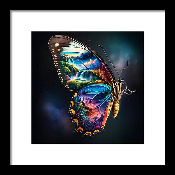 Eden in Flight - Framed Print