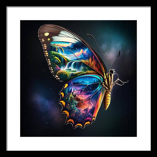 Eden in Flight - Framed Print