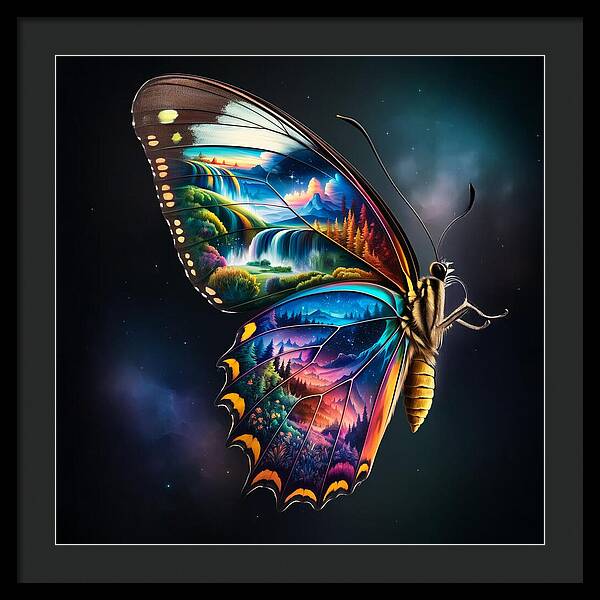 Eden in Flight - Framed Print