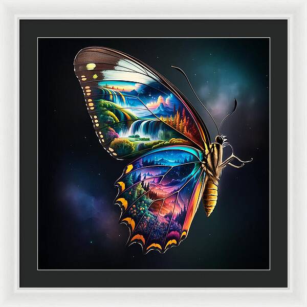 Eden in Flight - Framed Print