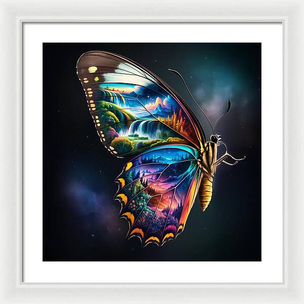 Eden in Flight - Framed Print