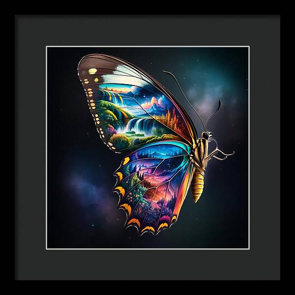 Eden in Flight - Framed Print