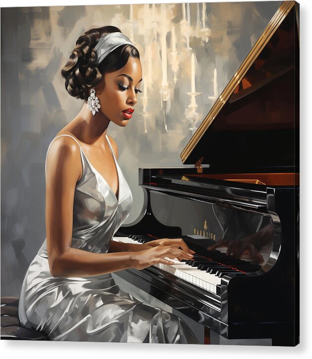 Elegance in Melody - Acrylic Print