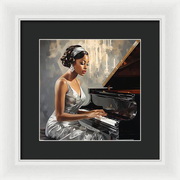 Elegance in Melody - Framed Print