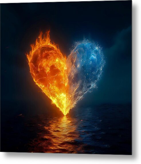 Elemental Affection - Metal Print