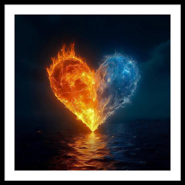 Elemental Affection - Framed Print