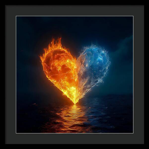 Elemental Affection - Framed Print