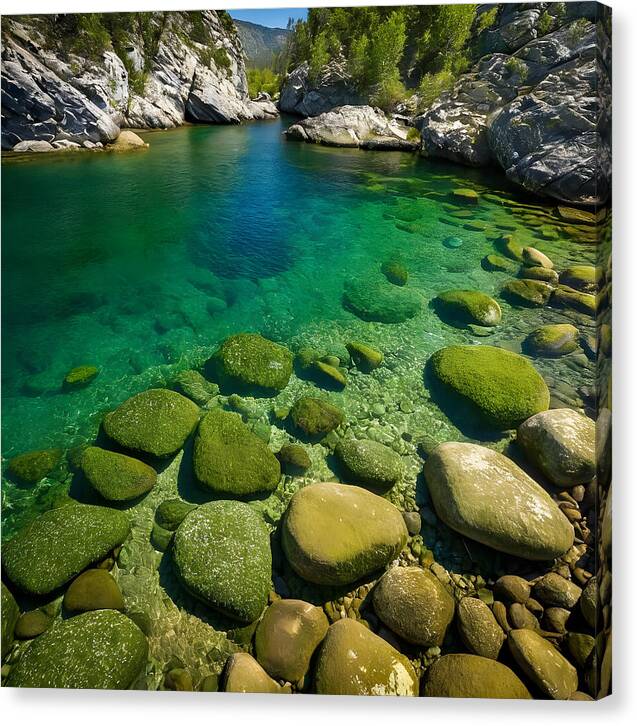 Emerald Tranquility - Canvas Print