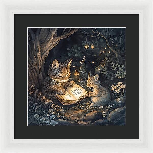 Feline Fables - Framed Print