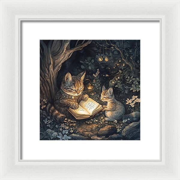 Feline Fables - Framed Print