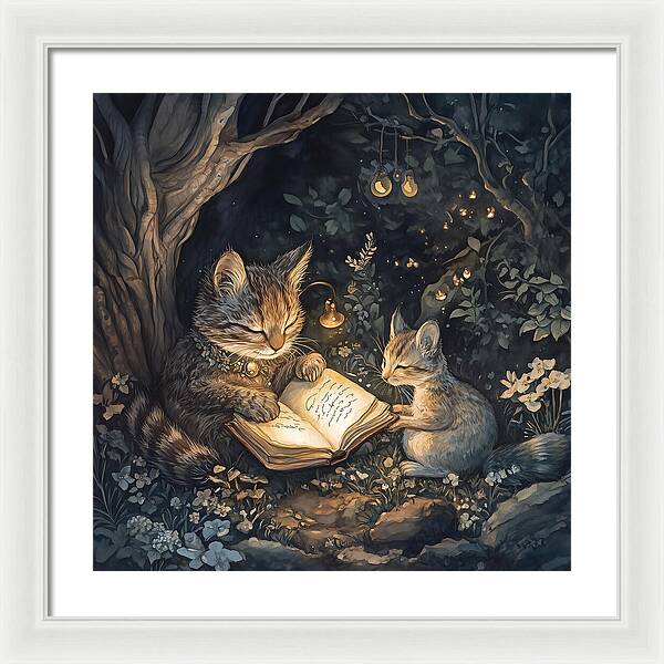 Feline Fables - Framed Print