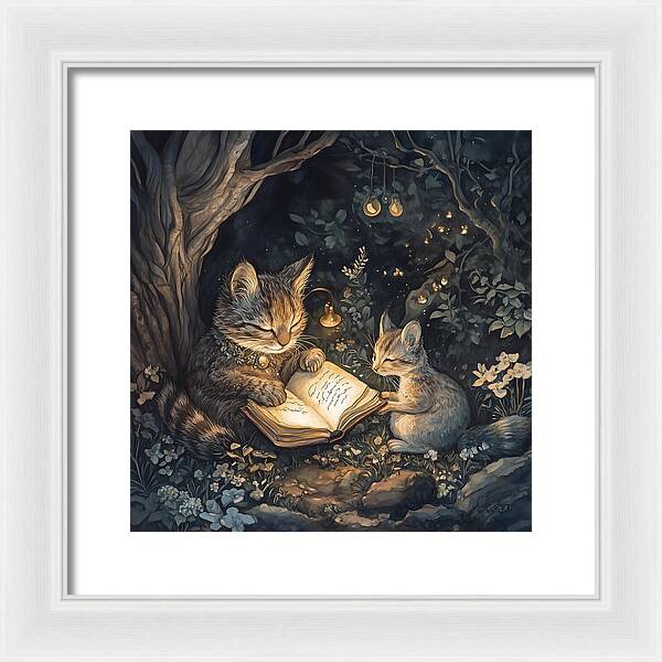 Feline Fables - Framed Print