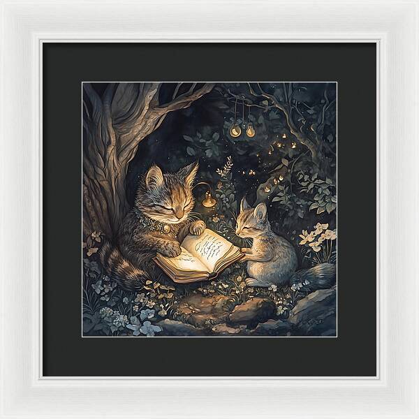 Feline Fables - Framed Print