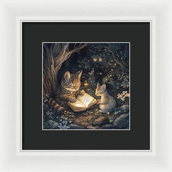 Feline Fables - Framed Print