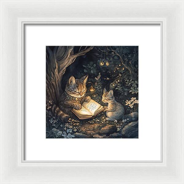 Feline Fables - Framed Print