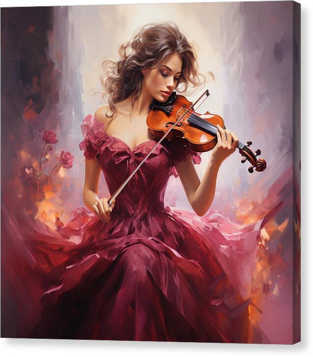 Fiery Sonata - Canvas Print