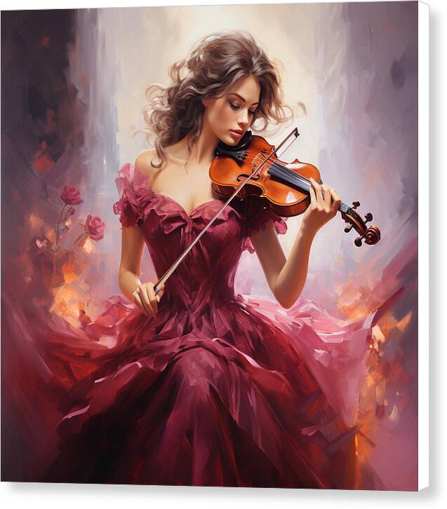 Fiery Sonata - Canvas Print