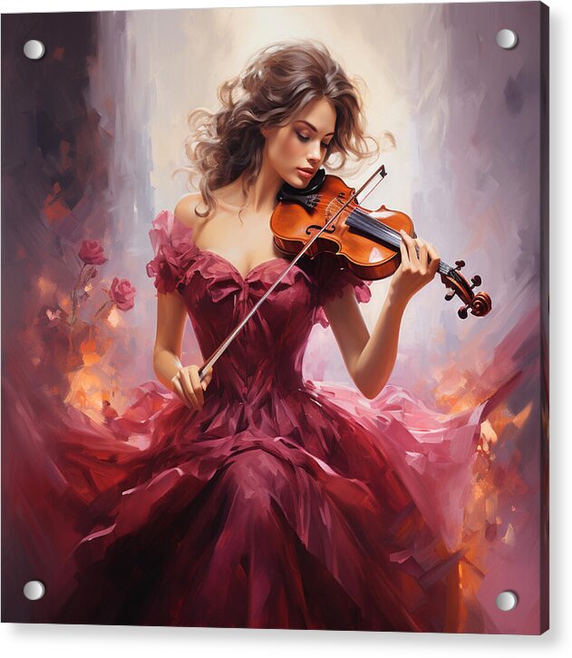 Fiery Sonata - Acrylic Print