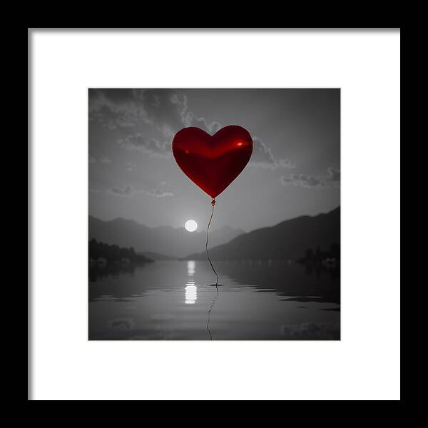 Float of Affection Dark - Framed Print