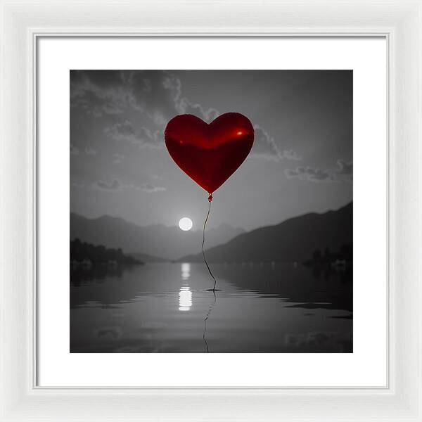 Float of Affection Dark - Framed Print