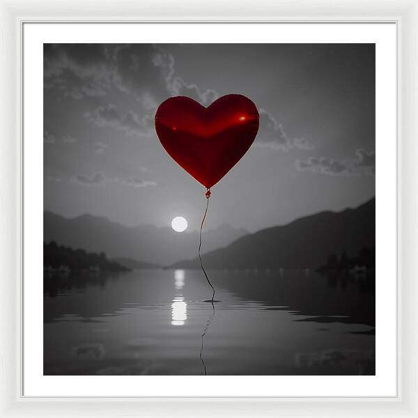 Float of Affection Dark - Framed Print