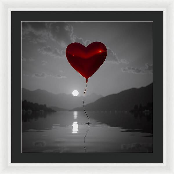 Float of Affection Dark - Framed Print