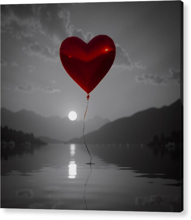 Float of Affection Dark - Acrylic Print