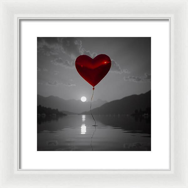 Float of Affection Dark - Framed Print