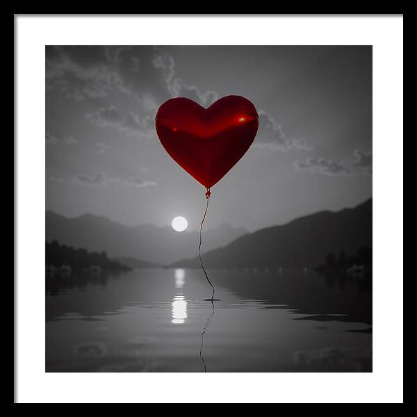 Float of Affection Dark - Framed Print