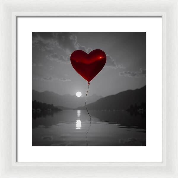 Float of Affection Dark - Framed Print