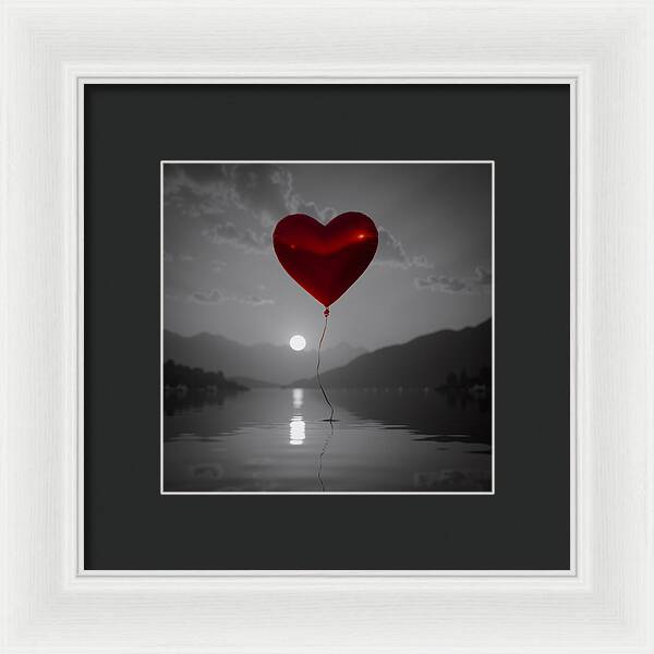 Float of Affection Dark - Framed Print