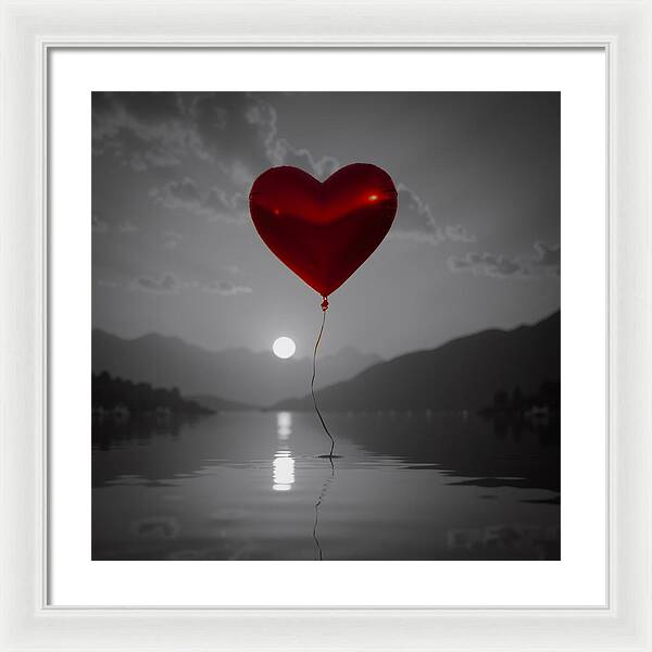 Float of Affection Dark - Framed Print