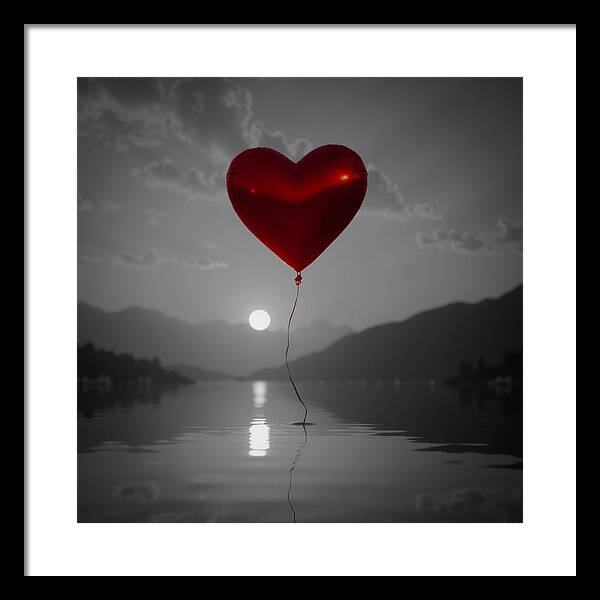 Float of Affection Dark - Framed Print