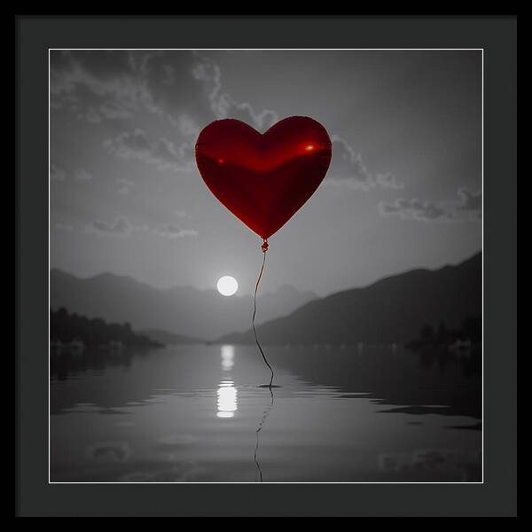 Float of Affection Dark - Framed Print