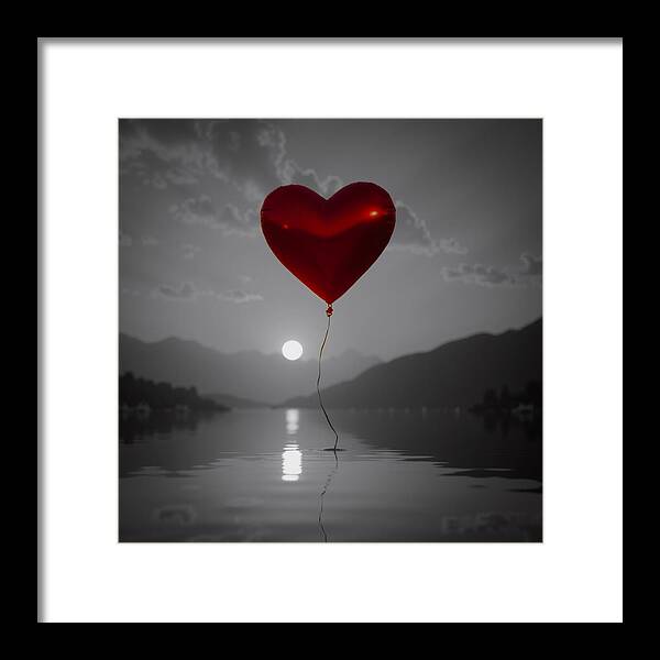 Float of Affection Dark - Framed Print