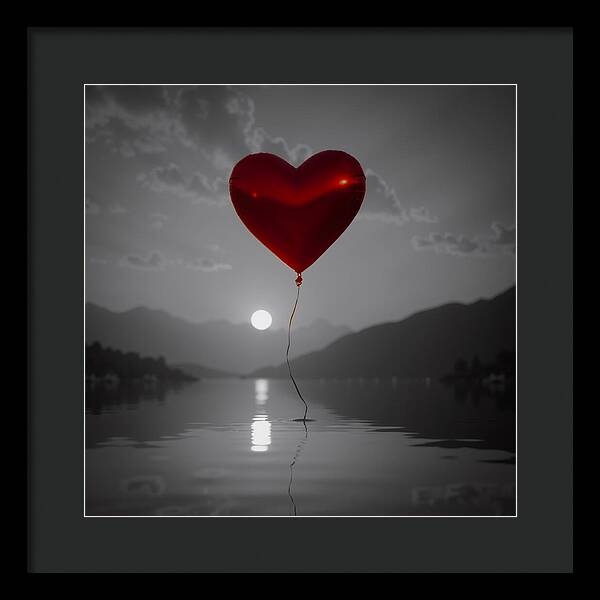 Float of Affection Dark - Framed Print