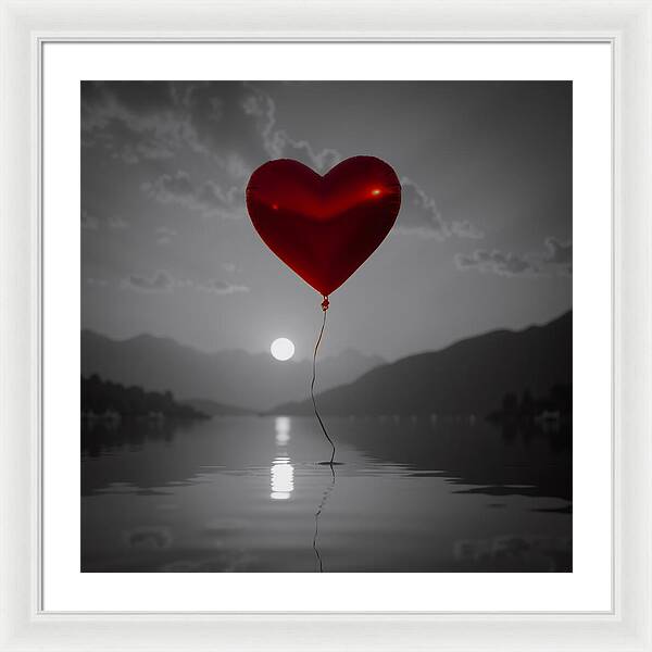 Float of Affection Dark - Framed Print