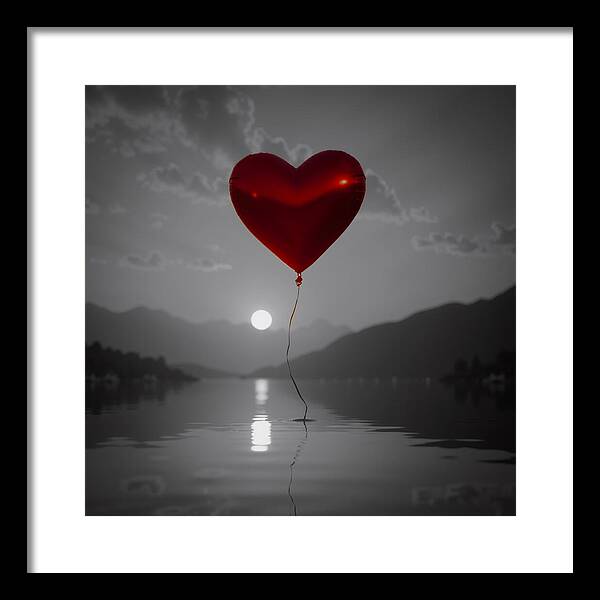 Float of Affection Dark - Framed Print