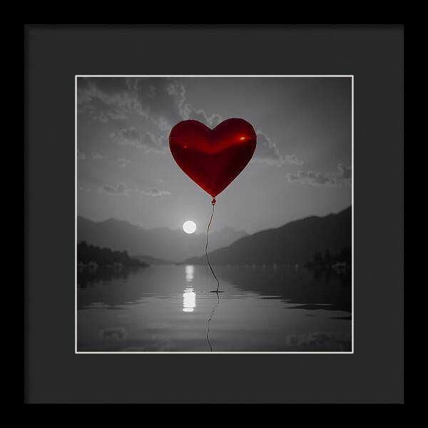 Float of Affection Dark - Framed Print