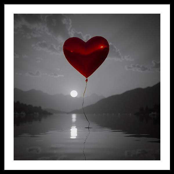 Float of Affection Dark - Framed Print