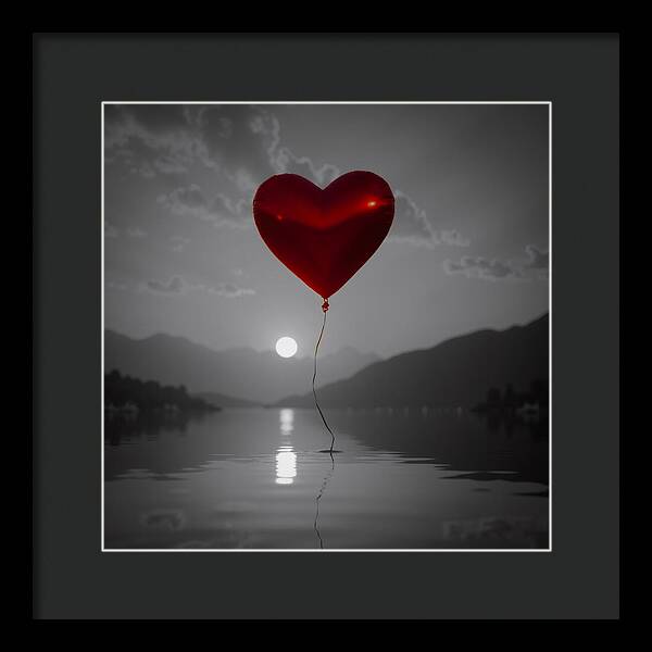 Float of Affection Dark - Framed Print